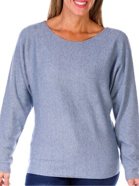 Cyrus Ribbed Knit Sweater Size Small | Long Sleeve Soft Stretch Pullover